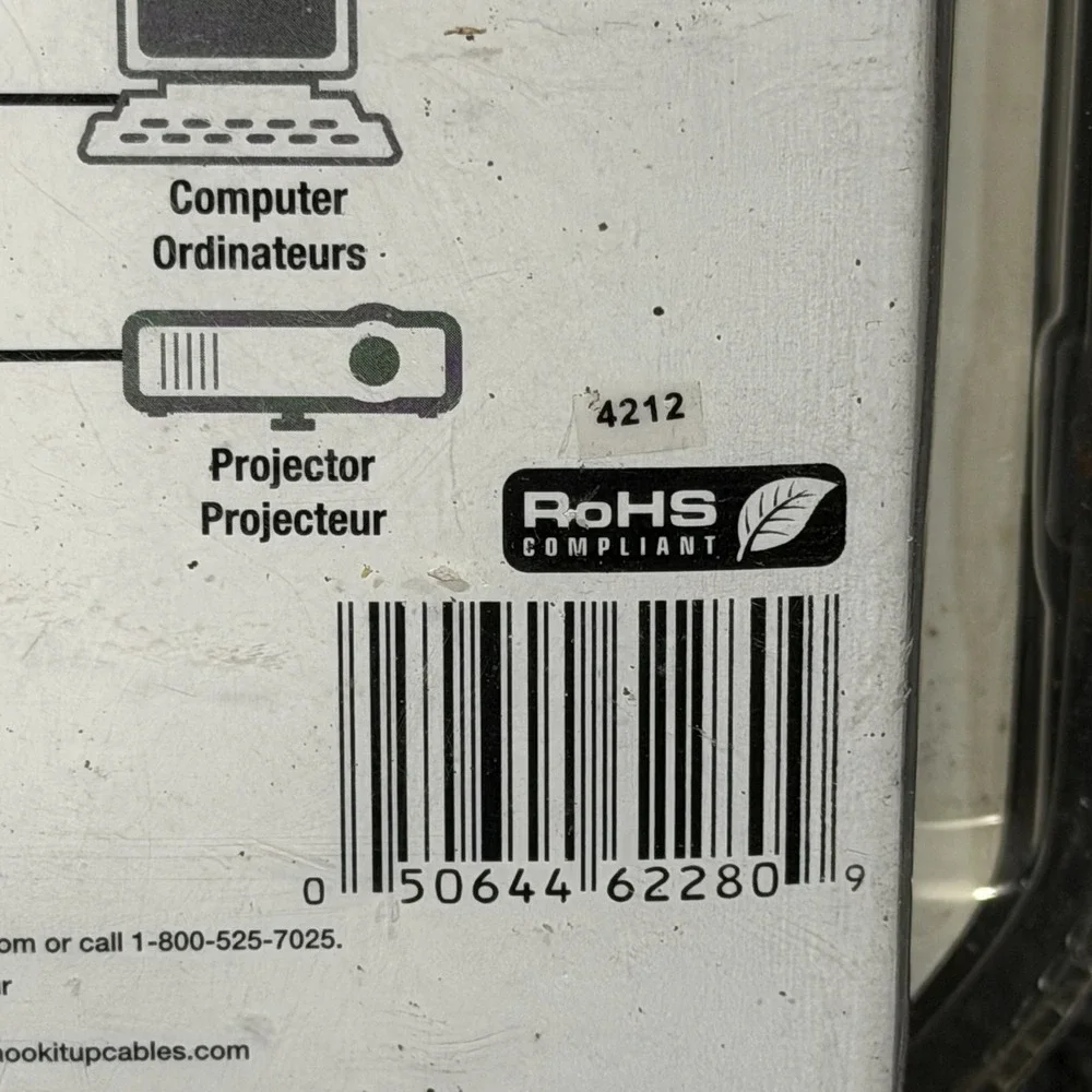 Monster Cable 140050-00 High‎ Resolution 6ft VGA Computer Cable Datacom S-VGA